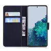 Étuis portefeuille pour Samsung Galaxy S22 S21 S20 Note20 Ultra Note10 Plus – Impression papillon coloré en cuir PU avec double emplacements pour cartes et béquille