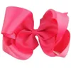 1 liens 6 pouces Big Grosgrain Ribbon Solid Hair Bows With Clips Girls Kids Hair Clips Headwear Boutique Hair Accessories244L357K5419723