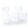 5G 10G 15G 20G Портативные пластиковые косметические банки прозрачные бутылки для век макияж крем -контейнер для губ.