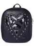 Dipartimento oscuro dritto Yuansufeng Bag della borsa da donna Love Rivet Zackpack Trend Leisure Pu College Backpack 220617