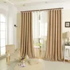 Cortina de lino de Color sólido, combinación libre, transpirable, protección del medio ambiente para sala de estar, dormitorio, decoración de ventana de tul W220421