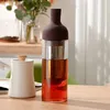 1000 ml koude brouwsel koffiepotten huishoudelijke koffiezetapparaat Juice fruit thee koude brouwsel koffie-ketel theepot handgemaakte koffietoets ZL1276