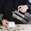 300 ml 304 Edelstahl Geysir Kaffeemaschine Induktionsherd Espressokanne Mokakanne Italienische Maschine 220509