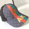 Casquette d'été en maille pour hommes et femmes, casquette de Baseball de styliste, Design Colorblock en maille, chapeau de pêcheur de haute qualité, chapeau Hip Hop