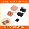 Fans & Coolings 5pcs/set Heatsink Kit Copper & Aluminum Heat Sink Kits Radiator Cooler With Thermal Tape Cooling For Orange Pi 4 LTSFans