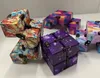 Infinity Magic Cube Wysokiej jakości kreatywne galaxy Fitget Toys Antistress Office Flip Cubic Puzzle Mini bloki dekompresyjne zabawka DHL 3-7 dni dostawa