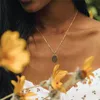 Hanger kettingen roestvrijstalen stalen chocker ketting voor vrouwen gouden kleur choker op nek sieraden cadeaupendant