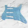 Blue Shellfish SSS Electric Guitar Pickguard Scratch Plate Back Plate 1Ply with Screws for Guitar Accessories