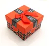 Darmowe logo kwadratowe pudełka zegarkowe Wysokiej jakości zegarki karmy opakowanie kokardka wykwintne pudełko na prezent