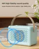 Wireless Bluetooth Portable Speakers Column Bass Outdoor Loudspeaker with Handle Strong Audio TF USB Card Aux FM Radio Square Dance Speaker Player Handsfree Call