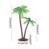 Other Festive & Party Supplies 5Pcs/lot Palm Tree With Coconuts Cake Topper Cupcake For Hawaiian Tropical Baby Shower Kids Birthday PartyOth