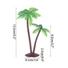 Other Festive & Party Supplies 5Pcs/lot Palm Tree With Coconuts Cake Topper Cupcake For Hawaiian Tropical Baby Shower Kids Birthday PartyOth