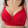 Soutien-gorge grande taille lette haut court sous-vêtements push up sans bretelles bh dentelle femme Lingerie sans couture Anti-affaissement sexy brassière 220511