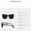 Mode Big Frame Solglasögon Trend Street Ultraviolet Anti-ultraviolet Glasses Nylon Lens AE0971 W220331