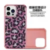 Leopard Flash Drill Phone Case per iPhone 13 12 11 Pro Promax Xs XS Max Case Cover