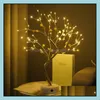 Objets de nouveaut￩ cr￩atifs Copper Wire LED Pearl Trel Gypsophile Touch Creatives Creatives Cadeaux Stars Snowflakes Lights Chambre Room Christmas Decoration