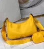 Borsa in nylon di alta qualità borsa a tracolla a catena a tre elementi donna borsa a tracolla portamonete portamonete donna tote 3 pezzi / set mini portafogli