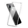 Coque de téléphone transparente en TPU souple, étui arrière en Silicone Transparent pour iPhone 14 13 12 11 PRO MAX X XS XR 8 7 6 Plus