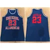 Nikivip 1980 High School All-American # 23 Michael MJ Maglia da basket retrò Mens cucita personalizzata Qualsiasi numero Nome maglie