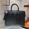 10A L BAG TOTES 5AAA Designers Mens Saffiano Attache Case Bags PM äkta läder portfölj Klassisk vintage Business Handväskor Kausal Tote Cross