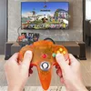 N64コントローラーワイヤードコントローラークラシック64ビットゲームパッドジョイスティック用PC N64コンソールビデオゲームシステムドロップシッピング