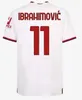 Ibrahimovic 22 23 Jersey de football AC Milans Giroud R. Lea Bennacer Kessie Romagnoli Calhanoglu Tonali Rebic 2022 2023 Shirt de foot