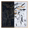 Scarves Manual Hand Rolled Twill Silk Scarf Women Pegasus Print Square Scarves Echarpes Foulards Femme Wrap Bandana Hijab 90CM*90CM