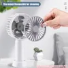 Ventilador portátil con batería, Mini ventilador eléctrico recargable por USB de 3 velocidades, aire acondicionado de refrigeración para exteriores, ventilador de alta calidad