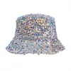 2021 nouveau homme femme paillettes seau chapeau pêcheur chapeau plié coupe-vent Panama chapeaux femme G2204188477101