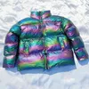 Hiver coton brillant hiver doudoune chaude femmes vers le bas Parkas pour femmes femmes hiver chaud imperméable manteau 200928