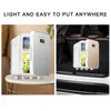Mini geladeira 13.5l pode portátil refrigerador pessoal portátil mais frio e quente para alimentos dormitórios do dormitório H220510