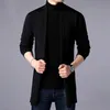 Heren trui trui slanke warme warme kleding heren herfst casual vaste vaste gebreide mannelijke vestigere ontwerper Hommemen's