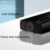 2022 Ny vindtät fackla gasmetalländare fyller på blå flamcigarett butan tändare jet hushållsändare ljusare uppblåsta bar gadgets gåva