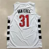 Nikivip billig anpassad Nick Van Exel #31 Basketballtröja herrstitched vit vilken storlek som helst 2xs-5xl namn eller nummer vintage