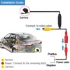 Caméra de surveillance de voiture chaude 4.3 pouces TFT LCD 480x272 rétroviseur étanche 420 lignes TV CCD caméra de stationnement de secours