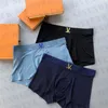 Mens Boxers Underpants Designer Print Man Briefs Sexiga andningsbara underkläder Shorts Högkvalitativa män Boxer 3st Lot med Box 2XL 3XL293C