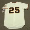 GlnC202 San Francisco Vintage Baseball Jersey 24 WILLIE MAYS 1970er Jahre 25 BARRY BONDS BOBBY 1969 26 DAVE KINGMAN 1973