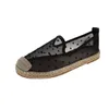 Sandali in garza per donna Scarpe casual estive Sandali piatti a cuore in mesh traspirante