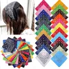 Fazzoletto multicolore in cotone Novità Stampa fronte-retro Bandane paisley Bandana da cowboy Fazzoletti Stampa paisley Testa avvolgente Sciarpa ZC1271