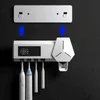 Automatische Zahnpasta Squeezer UV Zahnbürstenhalter Smart Zahnbürste Sterilisator Spender Home Badezimmer Dekor Zubehör Set H22043819940