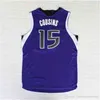 Hommes # 15 DeMarcus Cousins Jersey All Stitched Wholesale # 55 Williams Jersey Black Basketball Jersey Ncaa College