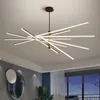 Vardagsrum ljuskrona modern minimalistisk kreativ nordisk taklampa sovrum matsal belysning dekoration interiör LED-lampor