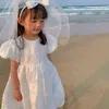 Menoea Enfants Robes pour Filles Fête De Mariage Princesse Robe Nouvel Été Fleur Doux Shorts Manches Vêtements Bébé Enfants Tenues G220518