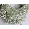 Decorative Flowers & Wreaths Artificial Garland Weddings Decoration Round Babysbreath Wreath For Home Party DIY Wall Hanging Front Door Deco