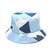 Bucket Hats Floral Flowers Fisherman Hat Double Side Wearing Camouflage Sunshade Caps Spring Summer Outdoor Casual Beach Basin Hat BC8012