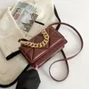 حقائب HBP حزمة حقائب بسيطة أزياء صغيرة مربع حقيبة خواتم حلقة سلسلة حقيبة يد عالية الألياف حقائب الكتف