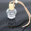 Car perfume bottle home diffusers pendant perfume ornament air freshener for essential oils fragrance empty glass bottles FY5288 P0718