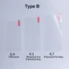 Displayschutzfolie aus gehärtetem Glas 9H 2,5D Durchlässigkeit 99 % 0,26 mm für iPhone 12 13 Pro Max mini