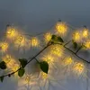 Strings Garland Fairy String Light Battery 20Led 3M Metal Leaves Luci natalizie per festival Halloween Party Wedding DecorationLED LEDLED