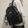 NIEUWE CONTRAST Kleur Damesrugzak mode waterdicht en anti-diefstal nylon reis backpack laptop tas tiener schoolmeisje tas 220506